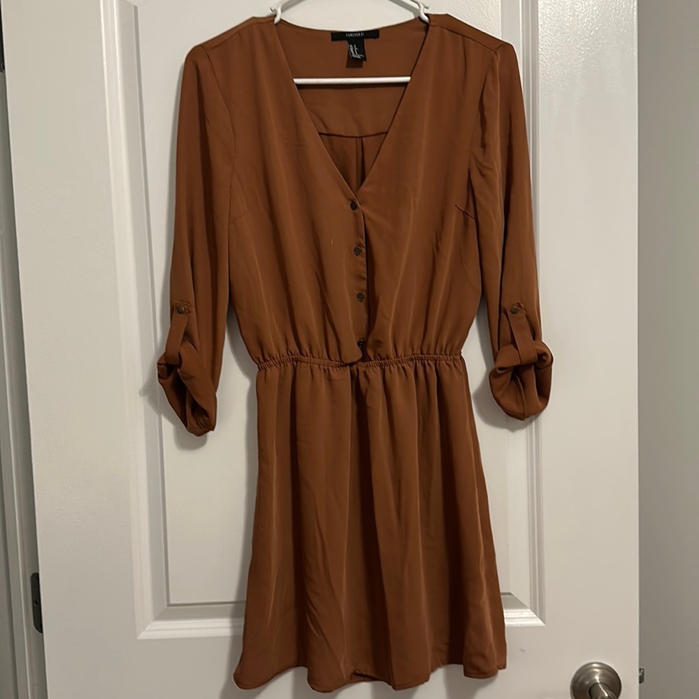 Brown boho dress from Forever 21